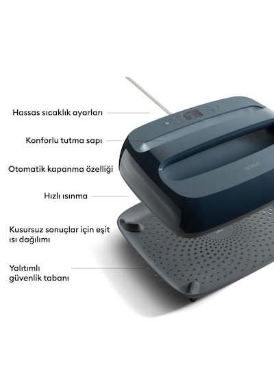 Cricut 2012594 Easypress Se 25x30 Cm Isıtıcı Mavi + Easypress Matı