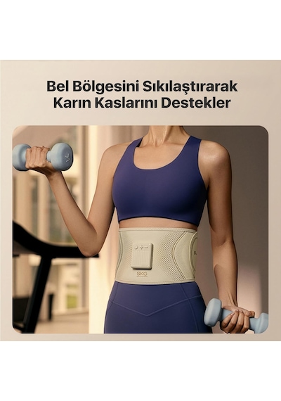 SKG GS300 TENS-EMS Akıllı Taşınabilir Karın Masaj Aleti/Robotu | Isı Terapisi - Termoterapi