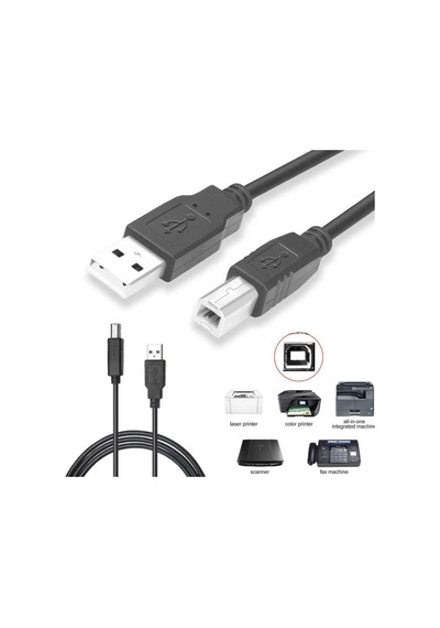 Usb Printer Kablosu 1.5 Metre Usb2.0 - Siyah