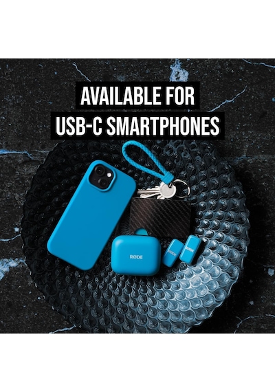 Wireless Micro - Akıllı Telefon Ve Bilgisayar Uyumlu Kompakt Kablosuz Mikrofon Seti, Şarj Kutulu, İki Verici, Bir Alıcı, Usb-c, Mavi Çok Renkli Wireless Micro - Akıllı Telefon Ve Bilgisayar Uyumlu Kompakt Kablosuz Mikrofon Seti, Şarj Kutulu, İki Verici, Bir Alıcı, Usb-c, Mavi Çok Renkli