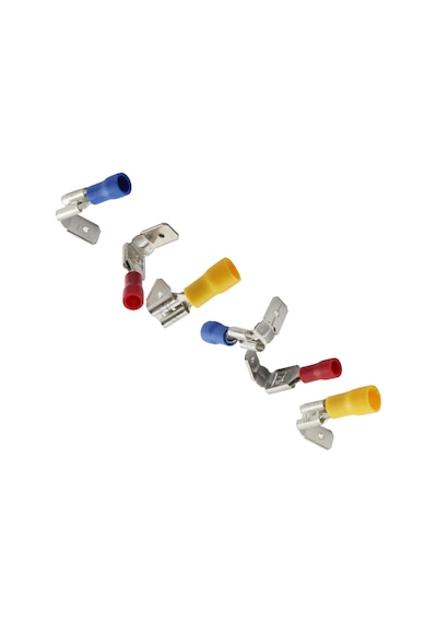 Tfdeg - 2862 1.5-2.5mm2 Erkek / Dişi Geri Dönüşlü Faston Tip Kablo Ucu Mavi - 100 Adet