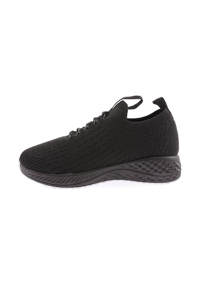 Dgn 842-23y Kadin Bağcikli Lazerli Sneaker Ayakkabi 842-1986-R1534 Siyah