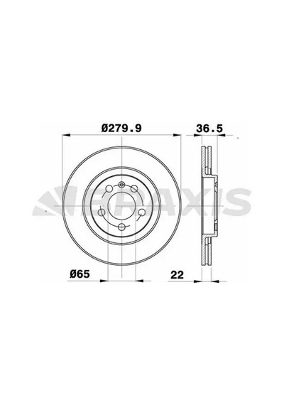 Skoda Rapid Fren Diski On 2012-2018 Braxıs Ae0033 2adettir