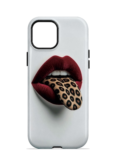 Velvoria Valestra Leopar Dudak Apple iPhone Uyumlu 12 Pro Max Darbe Korumalı Kılıf Valestra Select - Leopar Dudak