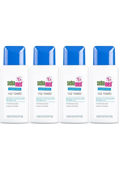 Sebamed Clear Face Yüz Temizleyici Toniği 200ml 4 Lü Set