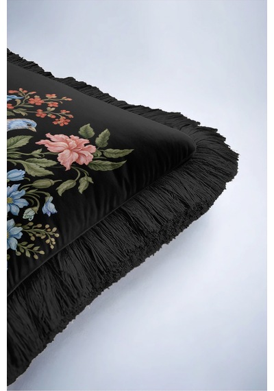 Kuşlu Çiçekli Vintage Barok Saçaklı Yastık Kılıfı-şato Botanik Kırmızı Siyah Püsküllü Kırlent Kılıfı Puslu Kanyon Ritüel Kuşlu Çiçekli Vintage Barok Saçaklı Yastık Kılıfı-şato Botanik Kırmızı Siyah Püsküllü Kırlent Kılıfı Puslu Kanyon Ritüel