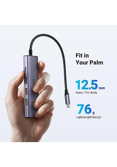 Type-c To 4k/60hz Hdmı 3 Usb 3.0 100w Pd Güç Girişi Çoklayıcı Hub Adaptör 01