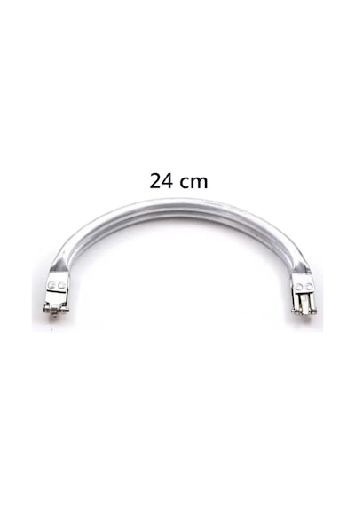 Z12concept Gizli Metal Oval Çanta Bursu - 24 Cm - Metal Çanta Aparatı Çanta Aksesuarı