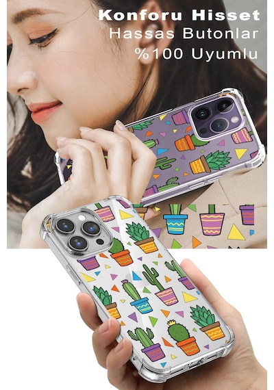 Samsung Galaxy S24fe İle Uyumlu Water Color 4 Baskılı Şeffaf Köşe Korumalı Antişok Kılıf