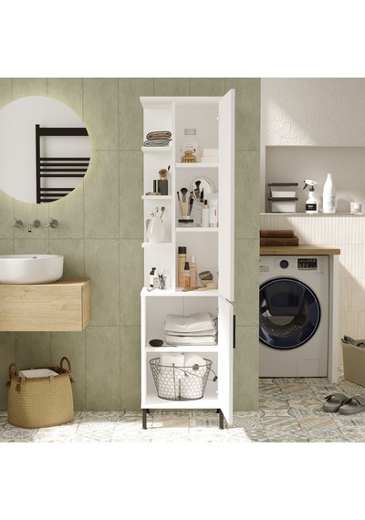 Robin Home Bianca Çok Amaçlı Dolap Banyo Dolabı Beyaz (531061638) Beyaz