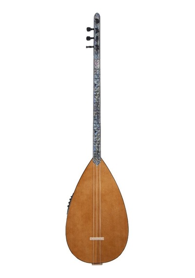 Saz-z-3-7 Maun-abalone Klavye Kısa Sap Eq Sistemli Bağlama