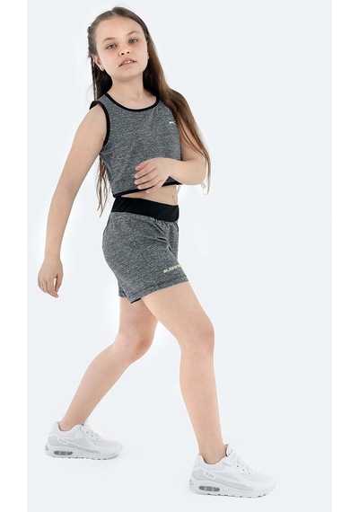 Slazenger DESTA IN Kız Çocuk Alt Üst Takım Koyu Gri