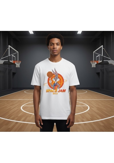 Orbit Dunker Oversize Unisex T-shirt Beyaz