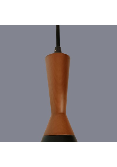 Belda Siyah Sarkıt Avize Siyah - Bronz