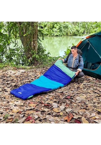 Bestway Wanderlite 2'si 1 Arada Uyku Tulumu Ve Hava Yastığı, 80 X Çok Renkli