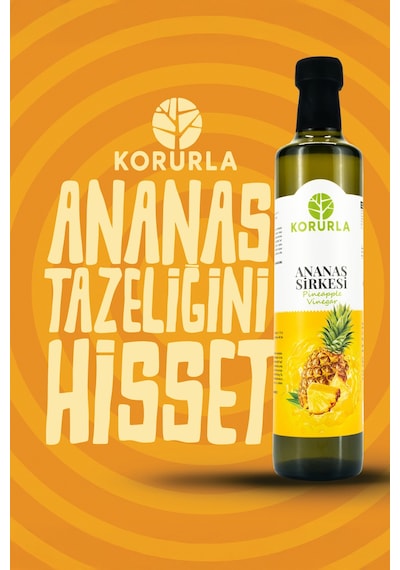 Ananas Sirkesi Doğal Fermantasyon Pineapple Vinegar 500 Ml