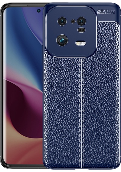 Xiaomi Mi 13 Pro Kılıf Zore Niss Deri Desenli Silikon Kılıf