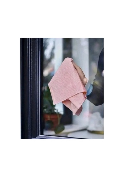Mikrofiber Cam Bezi 2'li 40x40 Cm Sarı-pembe Diğer