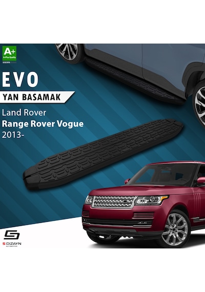 S-dizayn Land Rover Rover Range Rover Vogue 3 Evo Siyah Yan Basamak 193 Cm 2013 Üzeri A+ Kalite