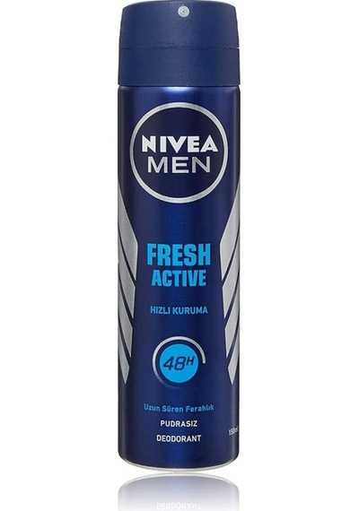 Men Erkek Sprey Deodorant Fresh Active 150 Ml