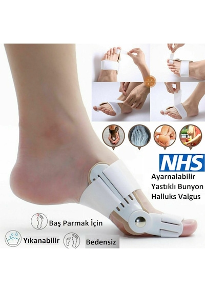 Ayak Başparmak Kemik Düzeltici Halluks Valgus Bunyon Gece Ateli