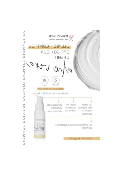 Aloe Vera İçeren Spf 50+ Nemlendirici Güneş Kremi 50 Ml
