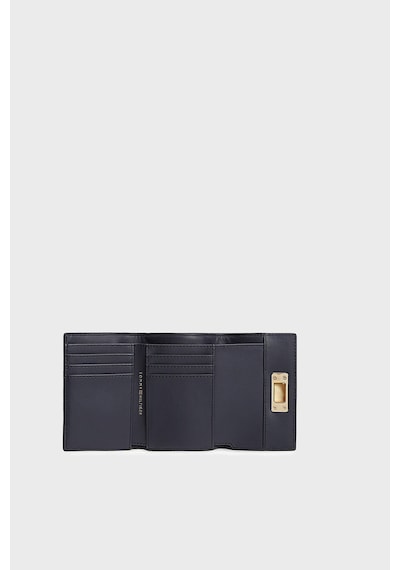 Tommy Hilfiger Logolu Kilitli Cüzdan Kadın Cüzdan Aw0aw18703 Rbl Koyu Bej