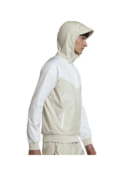 Nike Sportswear Windrunner Jacket Kapüşonlu Erkek Ceketi Beyaz Bej Bej