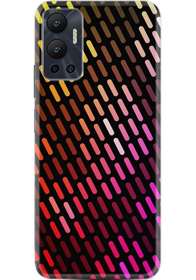 Infinix Hot 12 Kılıf Resimli Desenli Silikon Platinium Series Line Neon 2 1842