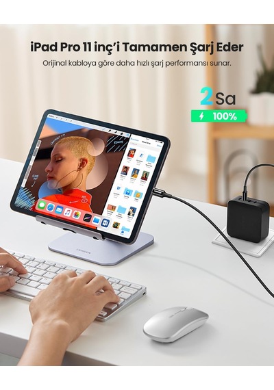 Usb-c 100w 5a Qc Pd Hızlı Şarj Kablosu, 1 Metre, Siyah, 80371 Diger