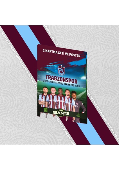 Trabzonspor - The Gıants 2025/26 Poster Ve Çıkartma Seti