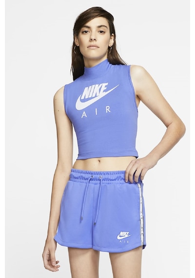 Nike Women's Mock Tank Boğazlı Yaka Mor Atlet Mor
