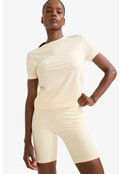 DeFactoFit Standart Fit Bisiklet Yaka Sporcu Kısa Kollu Tişört D2296AX25SPYL239
