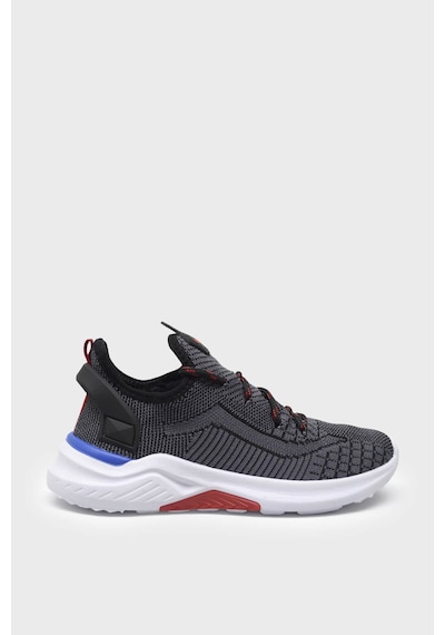 Pepino P-1428 Füme Unısex Çocuk Örgülü Bağlı Sneaker Füme