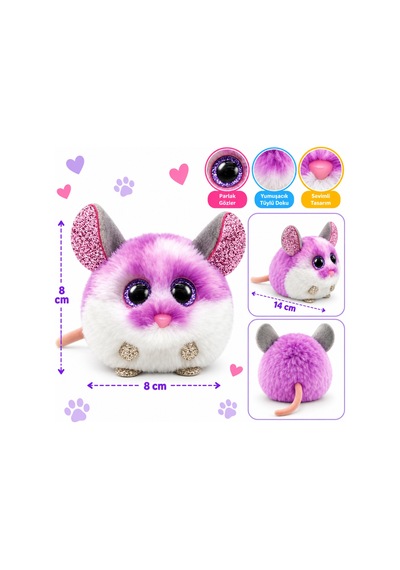 Ty Puffies Peluş Fare Colby 8 Cm Nhr