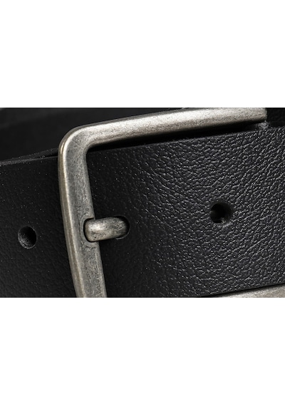Bad Bear Point Belt Siyah Deri Erkek Kemer - 120 Cm Siyah