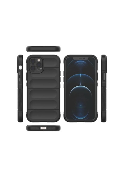 Newface Apple İphone 12 Pro Kılıf Optimum Silikon - Siyah