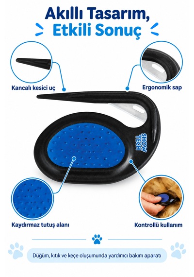 Showtech Kedi Köpek Düğüm, Kıtık Ve Keçe Kesici De-matting Aparatı