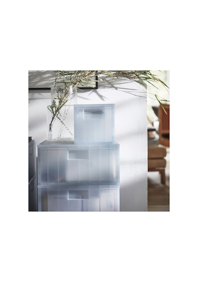 Ikea Pansartax Kapaklı Depolama Kutusu 16.5 X 16.5 X 16.5 Cm Şeffaf