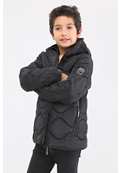 Erkek Çocuk Mont Siyah 51230s Siyah