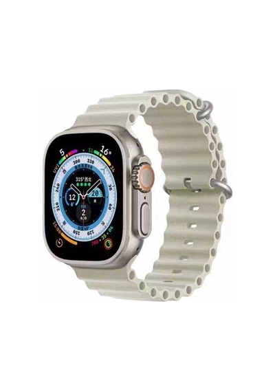 Watch 42mm Uyumlu Krd-75 Uyumlu Zore Kordon-krem
