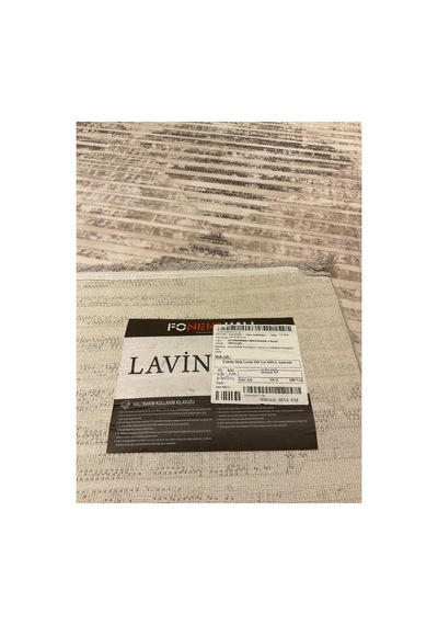 Lavın 4501a 100x200 Antrasit Halı Gri
