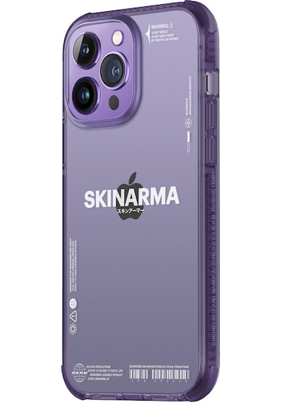 Apple Uyumlu iPhone 14 Pro Kılıf Skinarma Şeffaf Airbag Tasarımlı Iro Kapak