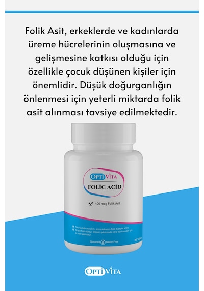 Optivita Folic Acid 400 Mcg 30 Tablet