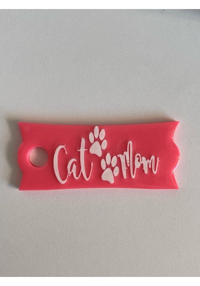 Cat Mom Yazılı Model Quencher İle Uyumlu Termos Kapağı 1.18 Lt Uyumlu Pembe