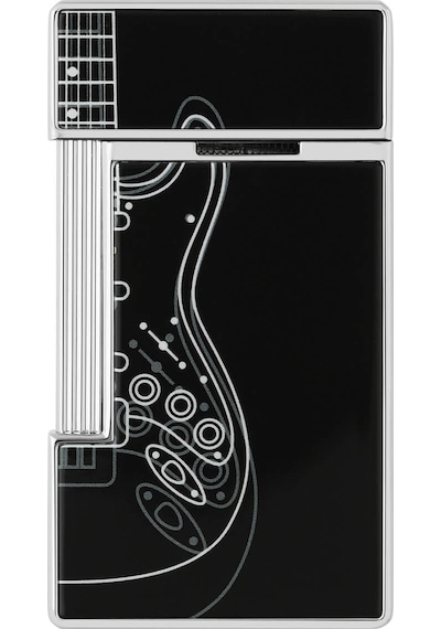 S.t. Dupont Slimmy Fender Siyah Çakmak 028025