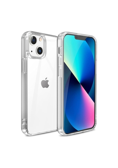 Apple Uyumlu iPhone 13 Mini Kılıf Şeffaf Silikon Hibrit Case Renksiz