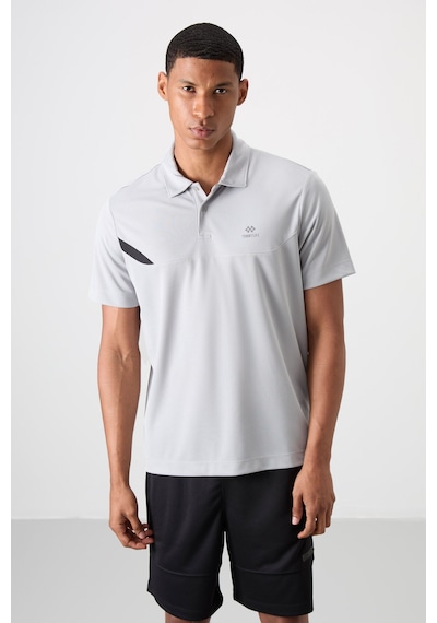 Tommy Life Gri Polyester Nefes Alan Dokulu İnce Esnek Standart Fit Polo Yaka Erkek Performans T-shirt - 88402 Gri Tommy Life Gri Polyester Nefes Alan Dokulu İnce Esnek Standart Fit Polo Yaka Erkek Performans T-shirt - 88402 Gri