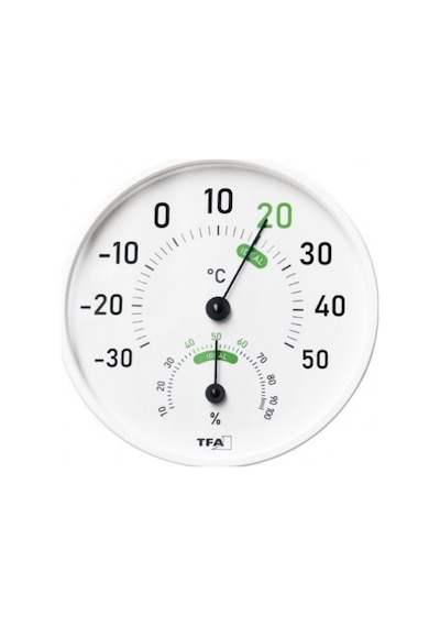 Tfa 45.2045.02 Geniş Göstergeli Analog Sıcaklık Nem Ölçer