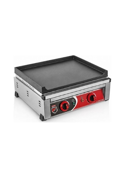 Silverinox Elektrikli Set Üstü Döküm Düz Pleyt Izgara 50 Cm 220v